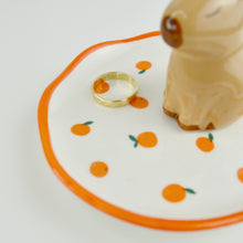 Load image into Gallery viewer, Personalised Capybara & Oranges Trinket Dish