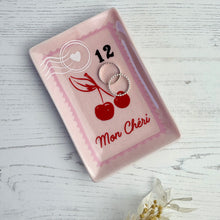 Load image into Gallery viewer, Personalised Cherry Trinket and Jewellery Dish