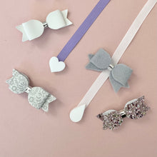 Load image into Gallery viewer, Heart Initial Hair Bow Holder