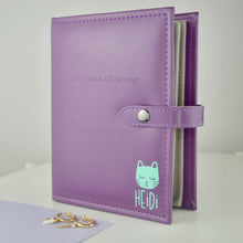 Load image into Gallery viewer, Girls Earring Storage Book - Cat