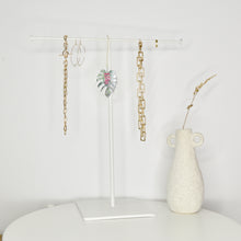 Load image into Gallery viewer, Adjustable Tall Personalised Jewellery Stand - Gold, Silver or White