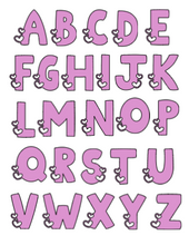 Load image into Gallery viewer, Heart Initial Hair Bow Holder