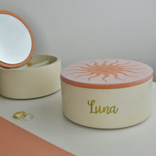 Load image into Gallery viewer, Personalised Ceramic Sun Trinket and Jewellery Box
