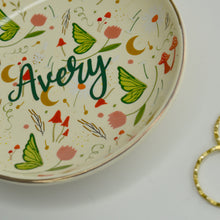 Load image into Gallery viewer, Personalised Fairy Garden Jewellery Dish