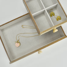 Load image into Gallery viewer, Personalised Modern White jewellery Box - Large