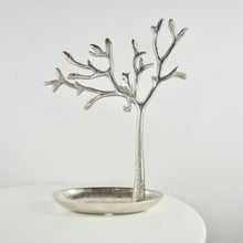 Load image into Gallery viewer, Silver Jewellery Tree Personalised Jewellery Stand