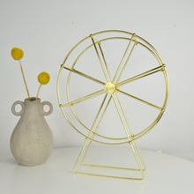 Load image into Gallery viewer, Personalised Gold Wheel Jewellery Stand