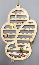 Load and play video in Gallery viewer, The Large Abstract Wooden Earring Holder