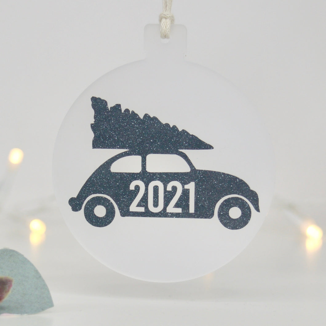 Personalised Car Christmas Tree Decoration