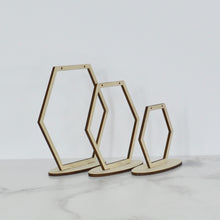 Load image into Gallery viewer, Earring Display Stand - Hexagons