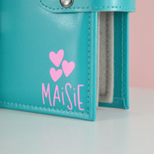 Load image into Gallery viewer, Girls Earring Storage Book - Hearts