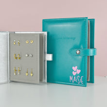 Load image into Gallery viewer, Girls Earring Storage Book - Hearts
