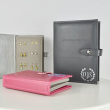 Load image into Gallery viewer, Personalised Monogram Wreah Earring Storage Book