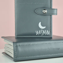 Load image into Gallery viewer, Girls Earring Storage Book Moon