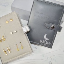 Load image into Gallery viewer, Girls Earring Storage Book Moon