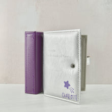 Load image into Gallery viewer, Girls Earring Storage Book - Shooting Star