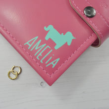 Load image into Gallery viewer, Girls Earring Storage Book - Unicorn