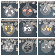 Load image into Gallery viewer, Personalised Kangaroo Christmas Bauble - Not a Jewellery Box