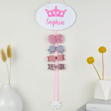 Load image into Gallery viewer, Colourful Crown Hair Bow Holder - Not a Jewellery Box