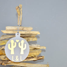 Load image into Gallery viewer, Personalised Cactus Christmas Bauble - Not a Jewellery Box