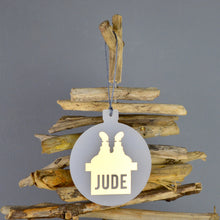 Load image into Gallery viewer, Personalised Father Christmas Christmas Decoration - Not a Jewellery Box