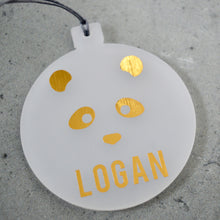 Load image into Gallery viewer, Personalised Panda Christmas Bauble - Not a Jewellery Box
