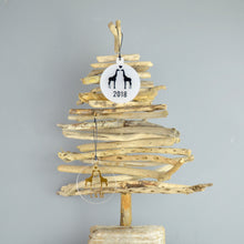 Load image into Gallery viewer, Personalised Giraffe Christmas Tree Decoration - Not a Jewellery Box