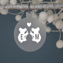 Load image into Gallery viewer, Personalised Koala Christmas Bauble - Not a Jewellery Box