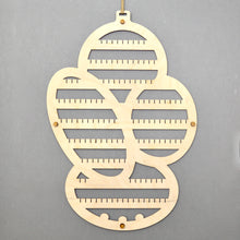 Load image into Gallery viewer, The Large Abstract Wooden Earring Holder
