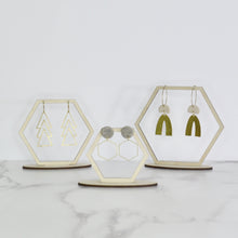 Load image into Gallery viewer, Earring Display Stand - Hexagons
