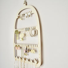 Load image into Gallery viewer, Birdcage Earring Holder - Wooden Jewellery Hanger