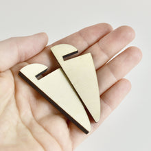 Load image into Gallery viewer, Hexagon Earring Holder - Wooden Display Stand