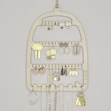 Load image into Gallery viewer, Birdcage Earring Holder - Wooden Jewellery Hanger