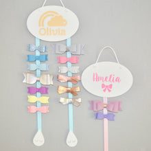 Load image into Gallery viewer, Colourful Rainbow Hair Bow Holder - Not a Jewellery Box