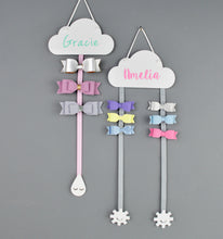 Load image into Gallery viewer, Colourful Cloud Hair Bow Holder - Not a Jewellery Box