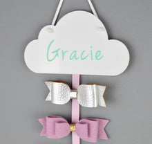 Load image into Gallery viewer, Colourful Cloud Hair Bow Holder - Not a Jewellery Box