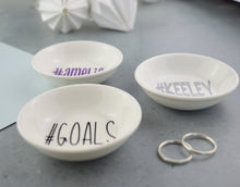 Load image into Gallery viewer, Mini Jewellery Dish - Hashtag # Collection - Not a Jewellery Box