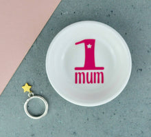 Load image into Gallery viewer, Mini Ring Dish - No1 Mum - Not a Jewellery Box