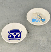 Load image into Gallery viewer, Mini Cufflinks Dish - Beach Collection - Camper Van or Surf - Not a Jewellery Box