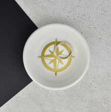Load image into Gallery viewer, Mini Cufflink Dish - Nautical Collection - Octopus or Compass - Not a Jewellery Box