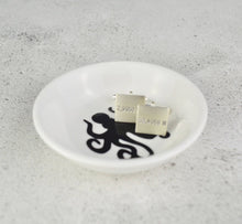 Load image into Gallery viewer, Mini Cufflink Dish - Nautical Collection - Octopus or Compass - Not a Jewellery Box