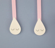 Load image into Gallery viewer, Add on SECOND RIBBON - WHITE Hair Bow Hanger - Not a Jewellery Box