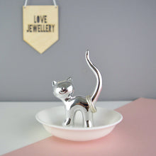 Load image into Gallery viewer, Cat Jewellery and trinket Dish - Not a Jewellery Box
