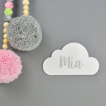 Load image into Gallery viewer, Colourful Cloud Personalised Door Sign - Not a Jewellery Box