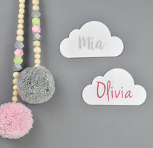 Load image into Gallery viewer, Colourful Cloud Personalised Door Sign - Not a Jewellery Box