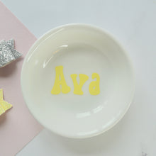 Load image into Gallery viewer, Personalised Hippie Jewellery or trinket Dish - Not a Jewellery Box