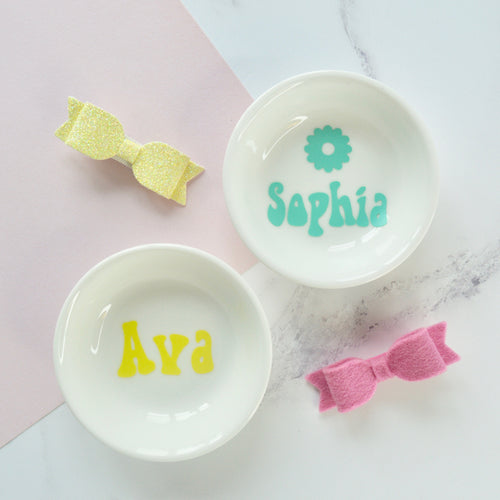 Personalised Hippie Jewellery or trinket Dish - Not a Jewellery Box