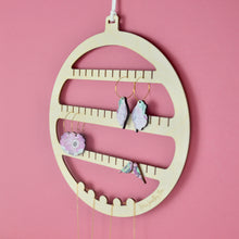 Load image into Gallery viewer, Circle Earring Holder - Wooden Jewellery Organiser - Not a Jewellery Box