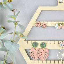 Load image into Gallery viewer, Hexagon Earring Holder - Jewellery Hanger - Not a Jewellery Box