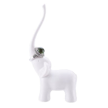 Load image into Gallery viewer, Elephant Ring Display Stand - White - Not a Jewellery Box